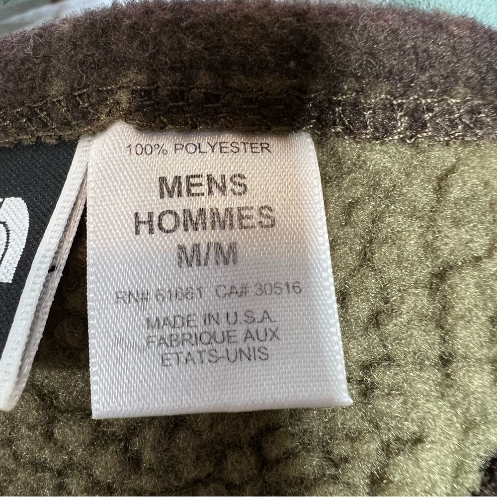 Vintage AUTHENTIC The North Face Plaid Fleece Vest EUC Like New Size Medium - Picture 8 of 12